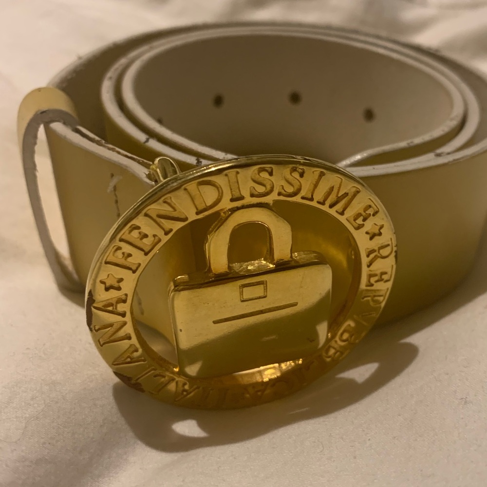 Vintage Fedissime Fendi Belt S